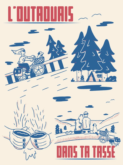 T-Shirt - L'Outaouais dans ta tasse